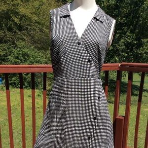 Anthropologie Dresses - Anthropologie cross-snap checkered dress Anthropologie Dresses - Anthropologie cross-snap checkered dress